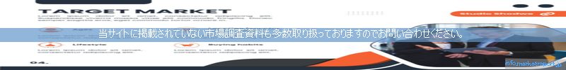 世界の市場調査資料販売サイトのinfo.marketreport.jpです。